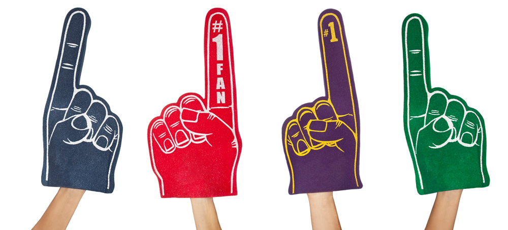 foam fingers